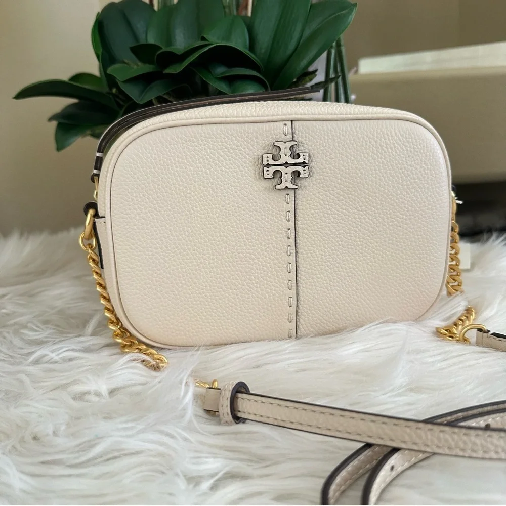 Tory Burch Leather Crossbody McGraw Camera Bag